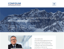 Tablet Screenshot of confidum.com